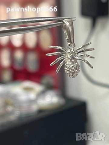 Сребърна висулка проба 925 тегло 1.64 грама , снимка 2 - Колиета, медальони, синджири - 53189067