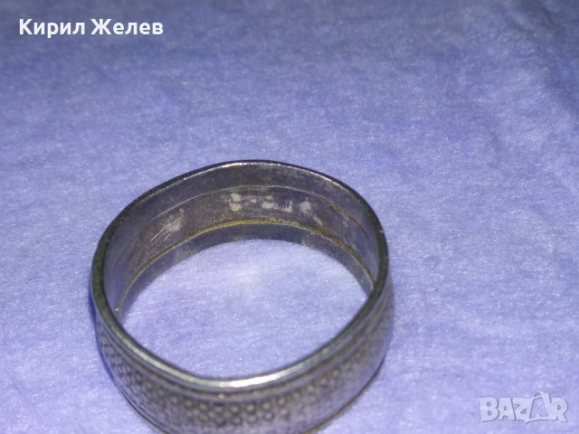 Стар ОРНАМЕНТИРАН СРЕБЪРЕН РЕТРО ПРЪСТЕН ОКСИДИРАНО СРЕБРО 925 МАЙСТОРСКА ИЗРАБОТКА Тип ХАЛКА 40622, снимка 13 - Антикварни и старинни предмети - 42646410