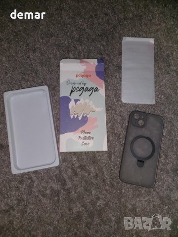 Магнитен калъф за телефон pcgaga за iPhone 15 Plus 6,7" (сив), снимка 8 - Калъфи, кейсове - 42644112