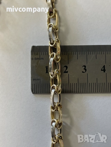 Златен синджир 15.16гр.61см., снимка 4 - Колиета, медальони, синджири - 52616025