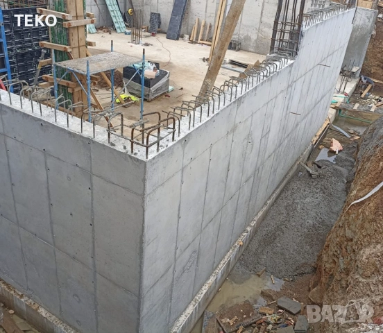 Пластмасов кофраж ТЕКО за бетонови стени, колони, шайби, снимка 6 - Строителни материали - 53782298