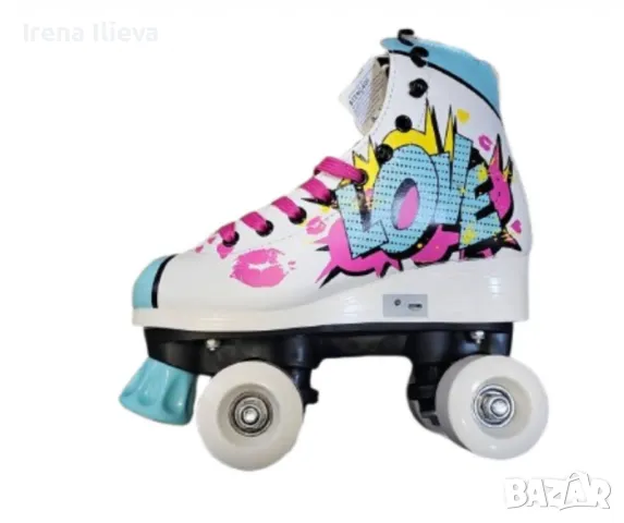 Детски цветни ролкови кънки с LED светлини, снимка 2 - Други - 48018524