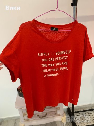 Дамска тениска в размер XL, снимка 2 - Тениски - 44308957