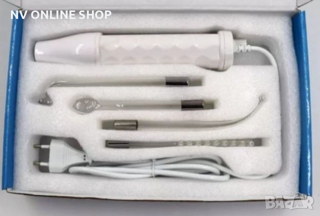 дарсонвал, уред за лице с антибактериално действие / Брой приставки – 4 различни в комплек, снимка 6 - Други - 53186689