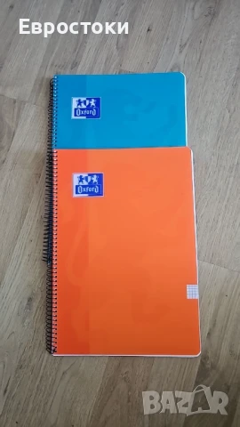 Oxford 2 тетрадки А4  с решетка 4x4мм, спирала, пластмасова корица, 80 листа, пакет от 2 тетрадки, снимка 5 - Ученически пособия, канцеларски материали - 50526265