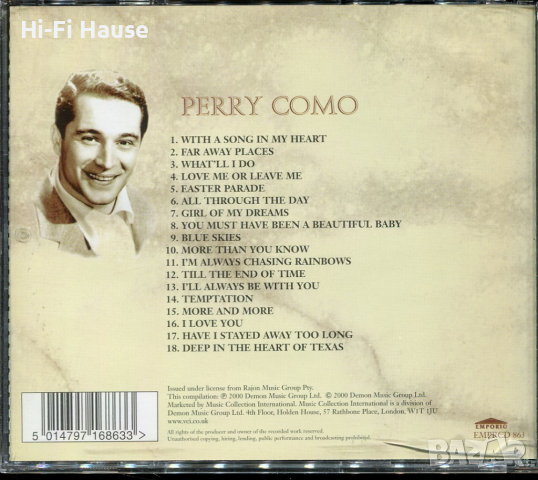 Perry Como, снимка 2 - CD дискове - 36197515