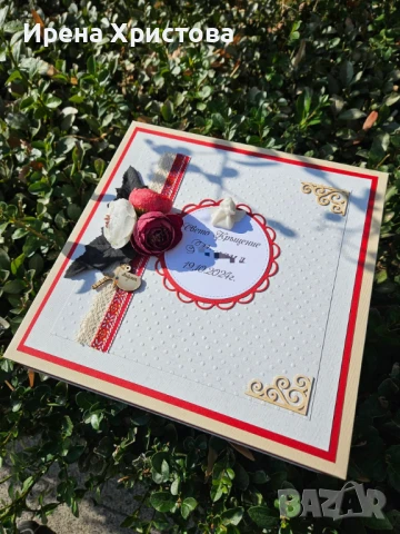 Комплект за кръщене, снимка 7 - Декорация - 51235951