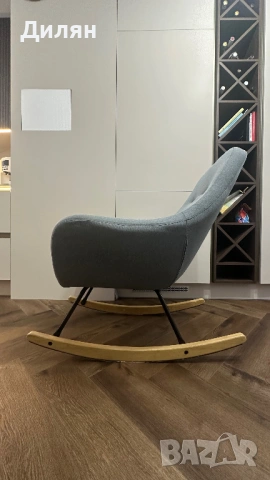 Люлеещ стол JYSK NEBEL – светлосин