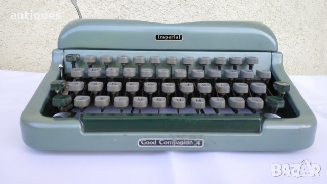 Стара пишеща машина Imperial Good Companion 4 - Made in England - 1957 г., снимка 3 - Антикварни и старинни предмети - 35882114