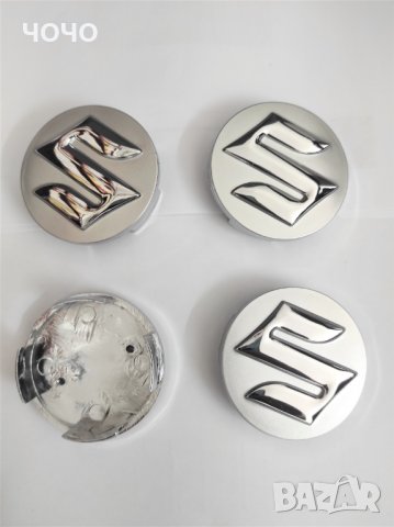 КАПАЧКИ ЗА ДЖАНТИ ЗА СУЗУКИ 54 ММ. И 58 ММ. СИВО И ЧЕРНО. КОМПЛЕКТ 4БР. НОВИ!, снимка 2 - Аксесоари и консумативи - 41393389