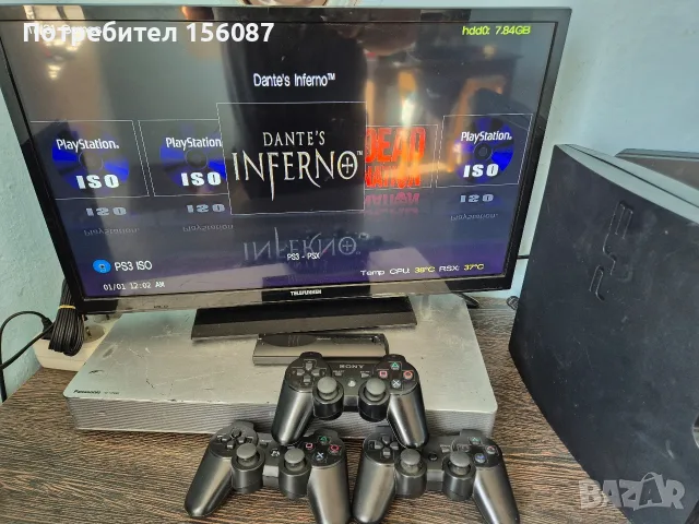 ✅ PS3 Slim 4.93 HEN хакнат, снимка 3 - PlayStation конзоли - 56309526