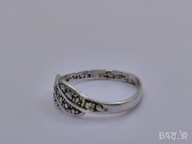 Дамски сребърен пръстен 18,04мм, снимка 5 - Пръстени - 40761357