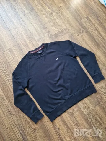 Страхотен мъжки пуловер FRED PERRY размер XL, снимка 3 - Пуловери - 47630402