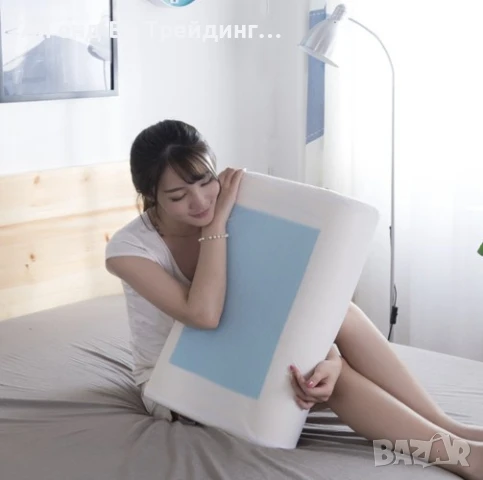 Ортопедична възглавница с мемори пяна с охлаждащ гел Malatec 24238, снимка 8 - Възглавници - 51329365