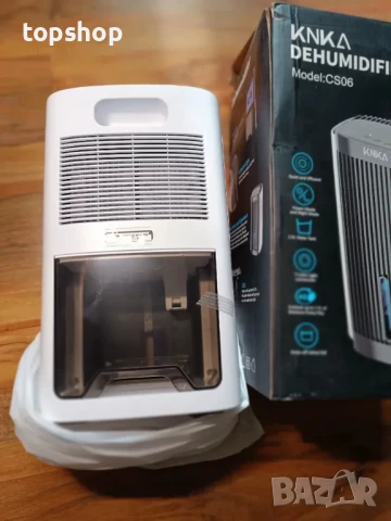 НОВ влагоуловител / изсушител KNKA 2.8 ЛИТРА / 95 унции, 1000 кв. фута, ТИХ..., снимка 6 - Влагоабсорбатори и влагоуловители - 50511332