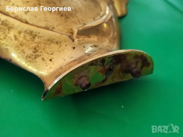 Месингова пластика скулптура лъв, снимка 4 - Колекции - 50030255