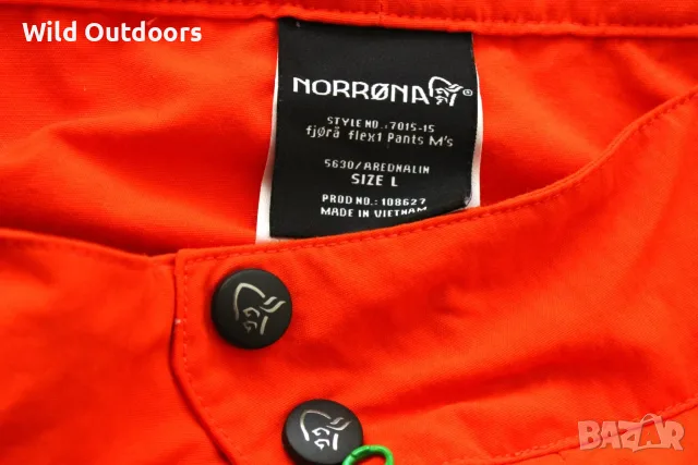 NORRONA Fjora Flex1 - мъжки панталон за туризъм, катерене, колоездене, размер L, снимка 3 - Спортни дрехи, екипи - 56153123