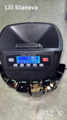 Електрическа броячна машина за монети – бързо и точно сортиране по номинална. , снимка 2 - Друга електроника - 53138518