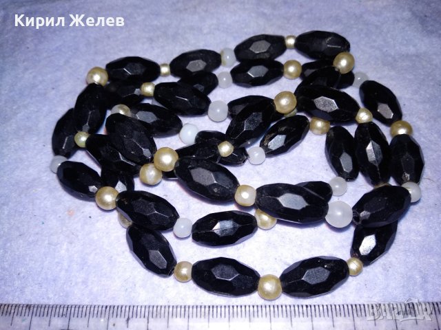 СТАРО РЕТРО КОЛИЕ ГЕРДАНЧЕ СИНТЕТИКА 70-те ГОДИНИ 26530, снимка 9 - Антикварни и старинни предмети - 41861412