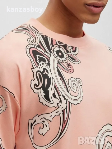 hugo boss oversize-fit pink - страхотна мъжка тениска НОВА БЕЗ ЕТИКЕТИ С