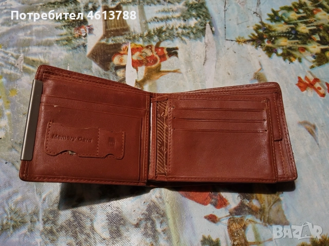 Портфейл от крокодилска кожа, снимка 4 - Портфейли, портмонета - 52726363