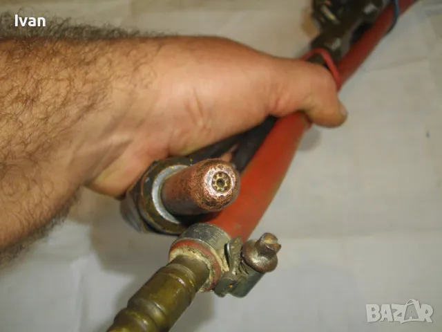 53см ФРЕНСКИ ПРОФИ ОКСИЖЕН ОКСИЖЕНЕН РЕЗАК РЕЗАЧ  ЗА ГАЗО-ПЛАМЪЧНО РЯЗАНЕ ЗАВАРЯВАНЕ - С МАРКУЧИ, снимка 11 - Други инструменти - 48090271