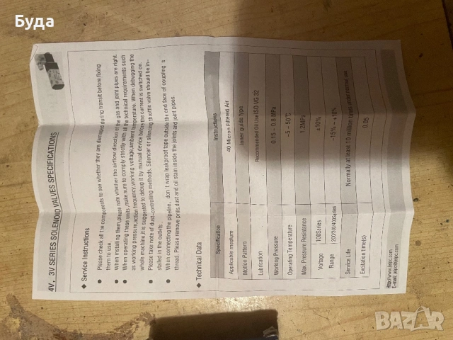 Соленуйд , магнет клапан вентил , снимка 6 - Други инструменти - 53052062