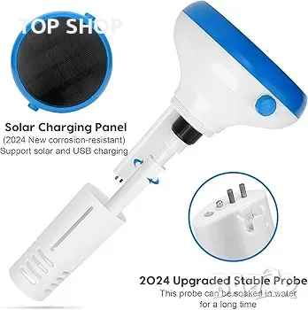 Монитор за pH на басейна, интелигентен тестер за pH и хлор за плувен басейн, снимка 3 - Басейни и аксесоари - 48792577