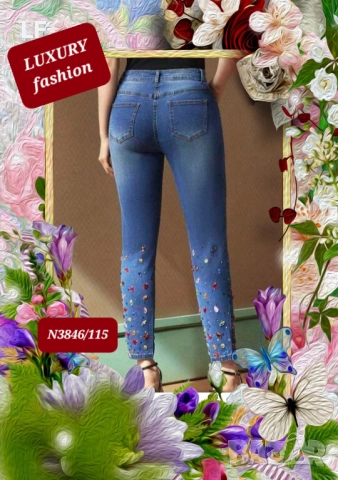 Дамски дънки, снимка 3 - Дънки - 52406618