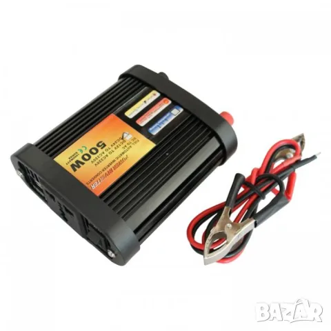 Автомобилен инвертор 24V към 220V 500W