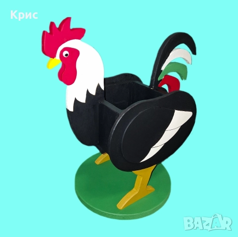 Декоративна дървена Кашпа. Ръчна Изработка.