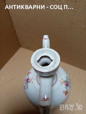 Соц Старо Бъгарско Порцеланово Бърдуче Стомна. , снимка 6 - Антикварни и старинни предмети - 52776773