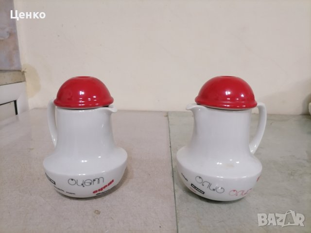 Сервиз за подправки от български порцелан. , снимка 5 - Сервизи - 40982012