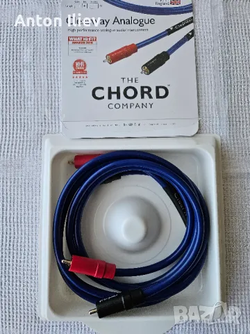 CHORD Clearway, 2RCA to 2RCA 1m., снимка 2 - Аудиосистеми - 49413706