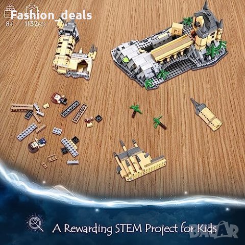 Нов Комплект за построяване на замък/Подарък Деца 8+/1132 бр. мини микроблокове, снимка 7 - Конструктори - 41582534