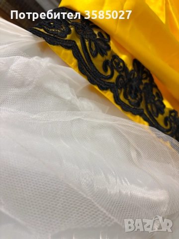 Жълта рокля за рожден ден и специални събития, снимка 2 - Детски рокли и поли - 52860040