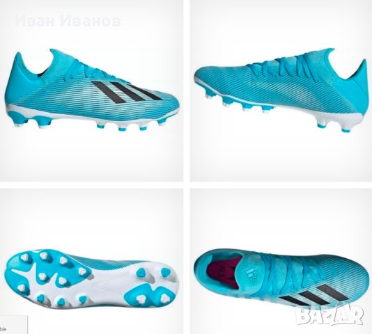 бутонки  Adidas X 19.3 FG/MG  номер 43-44, снимка 2 - Футбол - 41000615