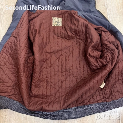 Мъжко яке Poivre Blanc Riders Vintage, размер M, бродирано, сиво Винтидж , снимка 2 - Якета - 52571755