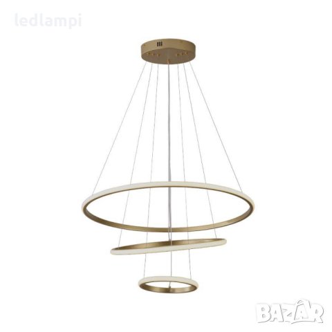 LED Полилей 32W Златен Топло Бяла Светлина