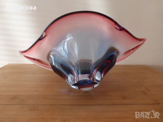 Стъклена фруктиера Мурано, снимка 8 - Аксесоари за кухня - 41323533