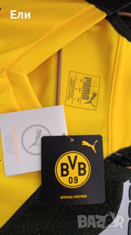 Нова оригинална тениска Puma Borussia Dortmund (BVB) – с етикет, размер L, снимка 3 - Спортни дрехи, екипи - 53606319