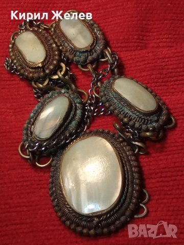 ОСМАНСКА САЧАНЕНА СЕДЕФЕНА ОГЪРЛИЦА МНОГО СТАРА 9313, снимка 3 - Антикварни и старинни предмети - 29629866