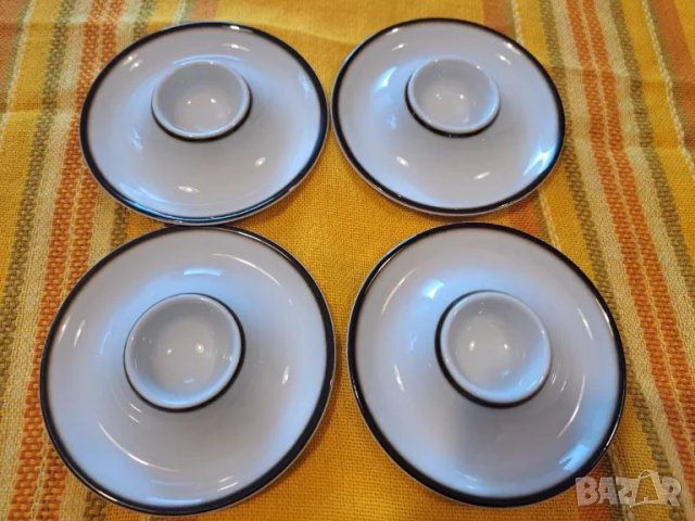 Чинийки за сервиране на яйца, 4 броя, снимка 2 - Други - 47318899