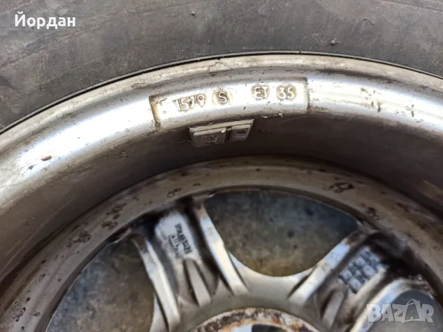 Алуминиеви джанти мерцедес 15, снимка 3 - Гуми и джанти - 48198821