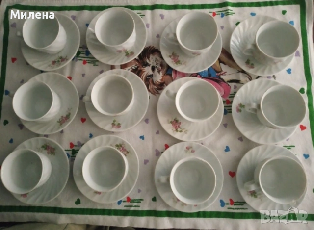 Порцеланов сервиз за кафе и купички, снимка 11 - Сервизи - 53835015