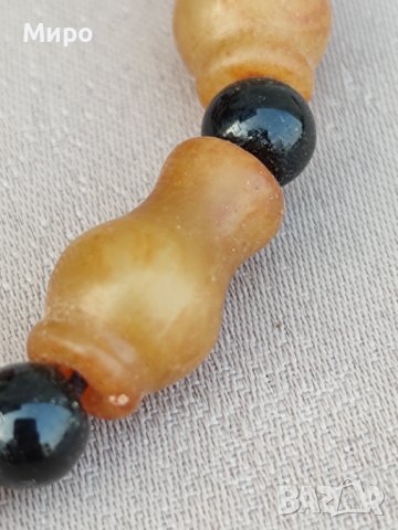 ЕСТЕСТВЕН НЕФРИТ ГРИВНА МЪНИСТА , снимка 5 - Гривни - 41786069