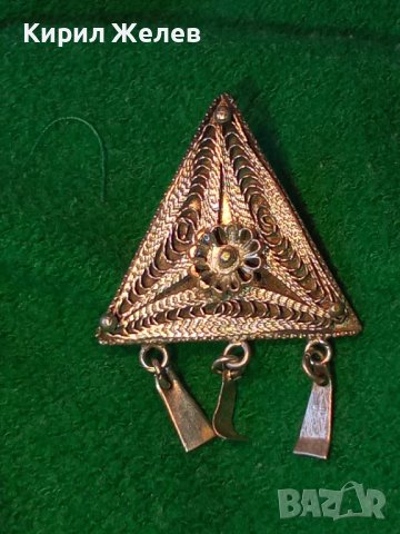 СТАРИННА СРЕБЪРНА РЕТРО АРТ БРОШКА ФИЛИГРАННО СРЕБРО ВИСОКА ПРОБА с ГРАНУЛАЦИЯ РЪЧНА ИЗРАБОТКА 25758, снимка 16 - Антикварни и старинни предмети - 35745551