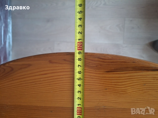 Трапезна маса  и столове от масив, снимка 3 - Маси - 53726614