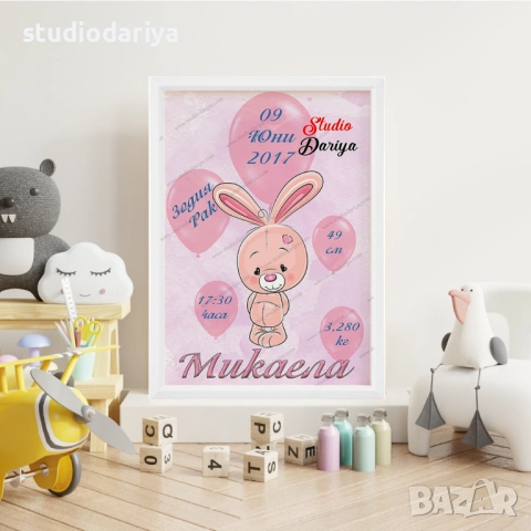 Бебешки визитки за момиче, снимка 2 - Други - 53147584