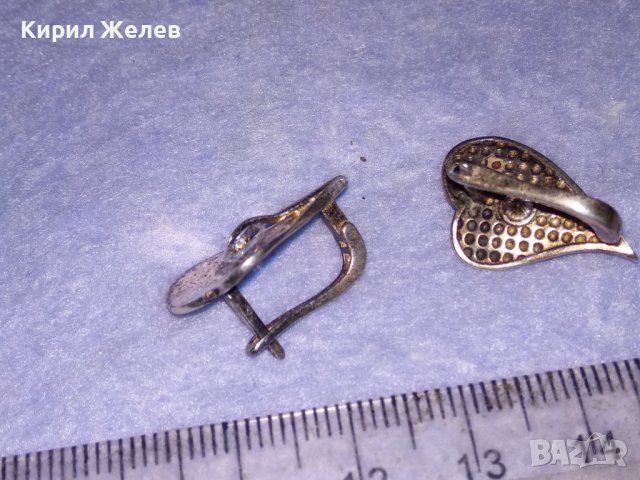 ИЗЯЩНИ СКЪПОЦЕННИ СРЕБЪРНИ АРТ ОБЕЦИ ОКСИДИРАНО СРЕБРО 925 с ЮВЕЛИРНО ФАСЕТИРАНИ ЦИРКОНИ 38762, снимка 10 - Обеци - 41730129